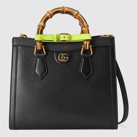 gucci black patent kelly handbag bag purse|gucci diana tote bag.